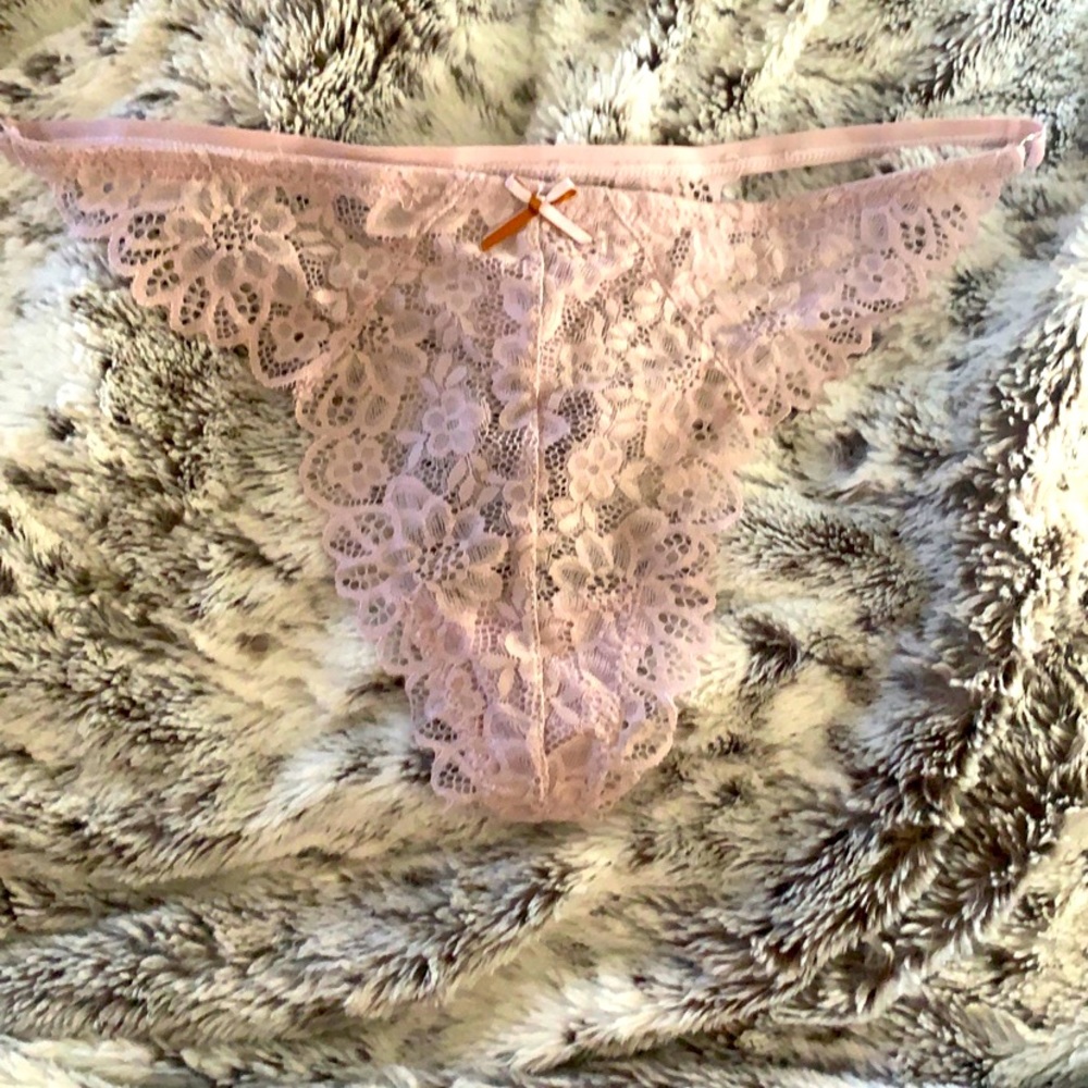 Pretty pink lace